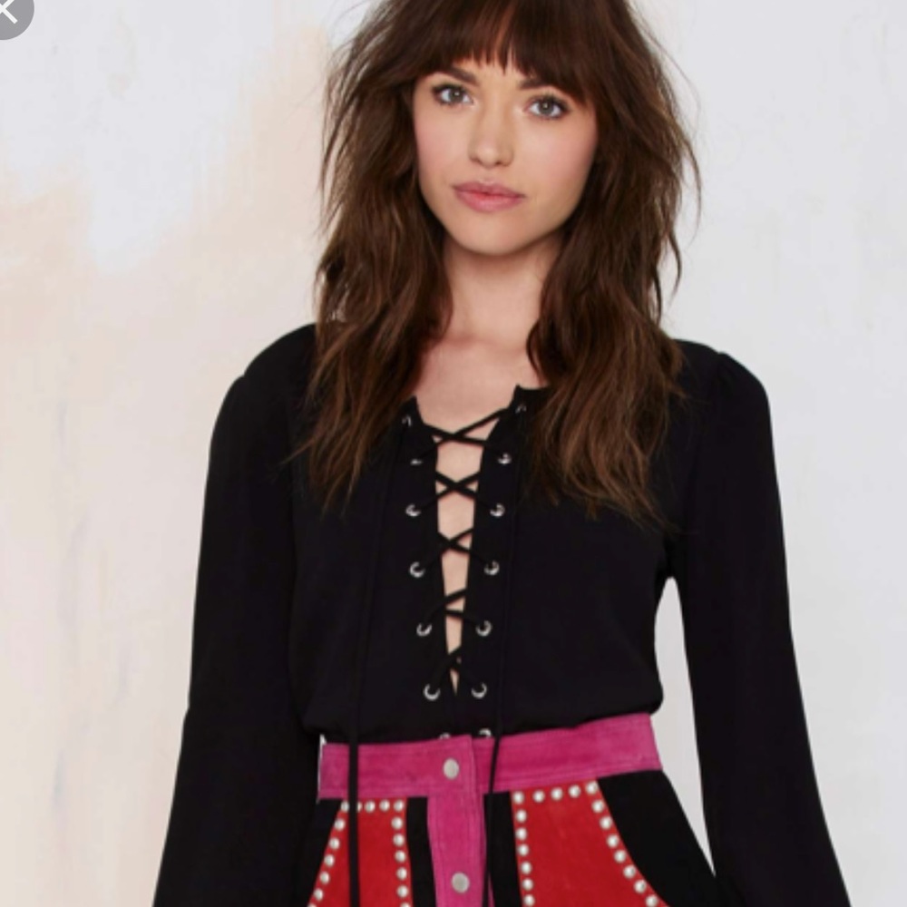 *Never Worn* Nasty Gal Livin After Midnight Blouse
